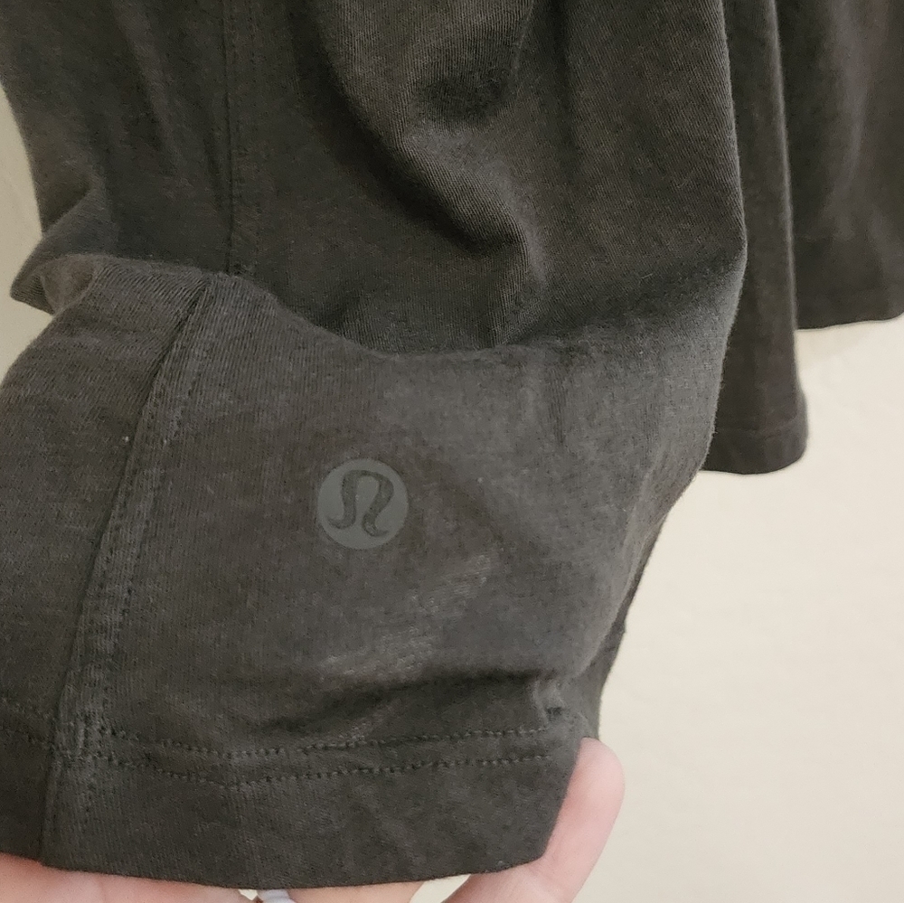 Lululemon Army Green Racerback Tank Top - Picture 3 of 3